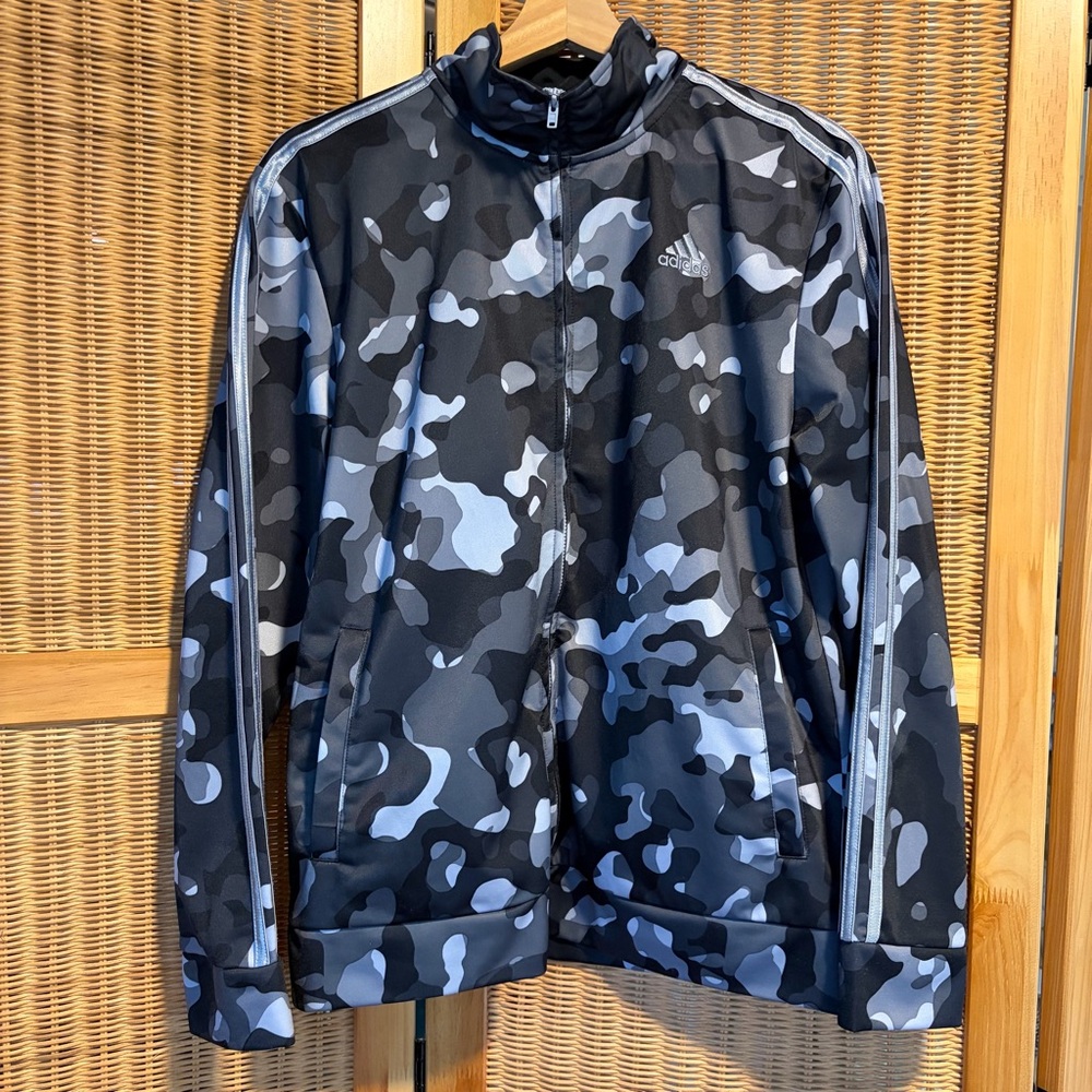 NWOT Adidas Monochrome Camo Track Jacket size xl athleisure streetcore